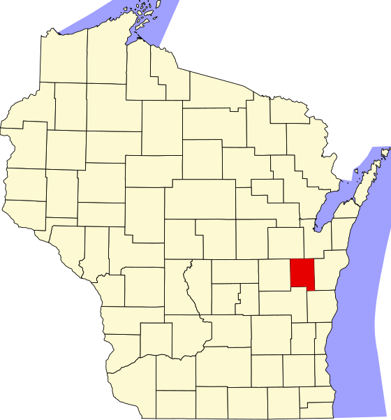 File:Map of Wisconsin highlighting Calumet County.svg