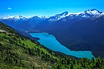 Cheakamus Lake i Garibaldi Park.