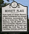 ◣De-skewed Ver. 2◢ 19:50, 9 May 2024 — Bennett Place marker (JPG)