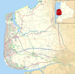 Newton-with-Clifton is located in the Fylde