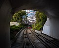 Trayecto del funicular para subir a Fløyen.