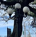 100 year old streetlamp.