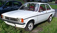 Opel Kadett C 2 door "Limousine" (post 1977 facelift)