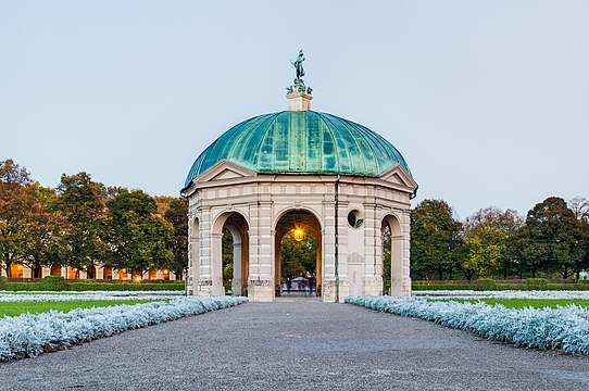 The Dianatempel, Hofgarten, Munich, Germany.