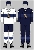 Finland national ice hockey team jerseys 2022 (WOG)