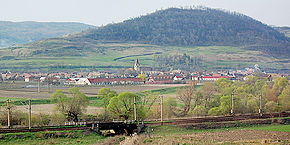 Vedere panoramică asupra satului