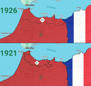 Ubicació de República del Rif