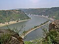 View of the Rhine as seen by Lorelei