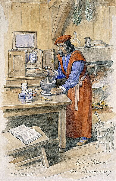 File:Louis Hébert the Apothecary.jpg