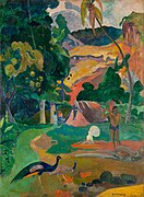 Paul Gauguin, Paisatge amb paons (Matamoe)