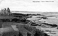 Loctudy : la pointe et le château de Langoz vers 1925 (carte postale Villard).