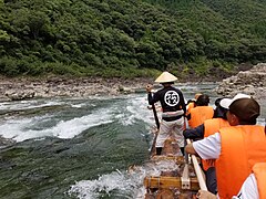 北山川観光筏下り