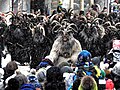 Schiechperchten bij de Pongauer Perchtenlauf, 6 januari 2017