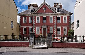 The Red House, Youghal, Ireland. Baroque William and Mary style house.