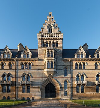 Meadow Building, part of Christ Church, Oxford, view from the south.