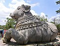 Le taureau blanc Nandi, monture de Shiva - Colline de Chamundi - Mysore.