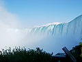 behind the falls on Canadian site