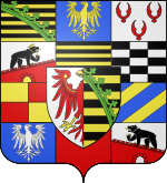 Blazono de la princlando Anhalt-Köthen en la 18-a jarcento