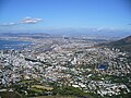 View over the City Bowl towards the Northern Suburbs