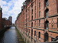 Canale della Speicherstadt di Amburgo