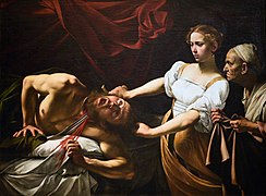 Version de Caravage, vers 1598-1599.