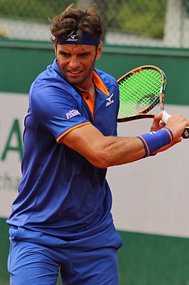 Jaziri tijdens Roland Garros 2019