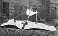 Otto Lilienthal's damaged wing after his last flight