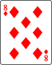 8 of diamonds