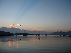 Sunrise across Pollensa Bay, Port de Pollença