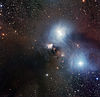 Star-forming region around the star R Coronae Australis