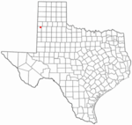 Location of Muleshoe, Texas