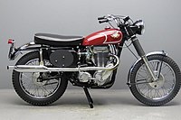 Matchless G80CS (500 cc) scrambler uit 1966.