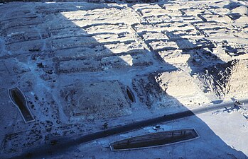 Mastabe a est della piramide di Cheope.