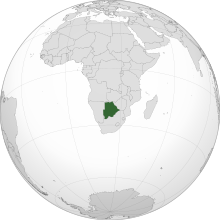 Description de l'image Botswana_(centered_orthographic_projection).svg.