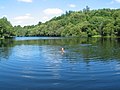 O río Miño ao paso polo caneiro do Piago, en Lugo.