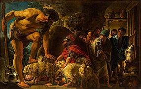 Jacob Jordaens, Odisseu a la cova del gegant Polifem