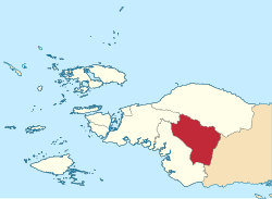 Location in Southwest Papua