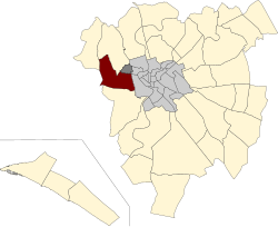 Mappa dei quartieri di