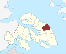 Lage des Notmark Sogn in der Sønderborg Kommune