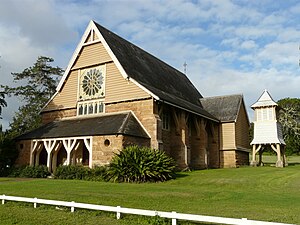 St Barnabas Anglican church on Norfolk Island