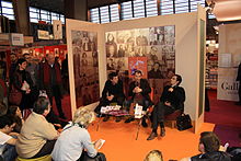 Stand salon du livre.