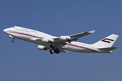 Boeing 747-400 der Dubai Royal Air Wing