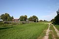 Grenzstreifen bei der Brücke von Andau mit dem Einser-Kanal