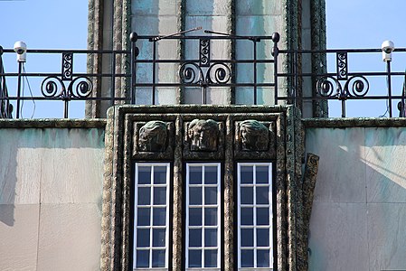 Detail of the Stoclet Palace in Brussels (1905–1911)