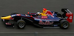 2015年までGP3で使用された「GP3/13」。 カルロス・サインツJr.（MVアーデン）操縦。