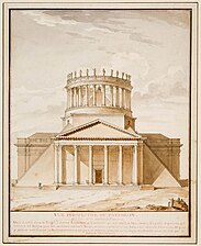 Project to transform the Panthéon, by Charles de Wailly, 1797[5]