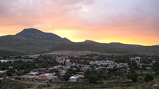 Atardecer en Real de Asientos, pueblo mágico de orígenes mineros en el noreste del estado, fundado en 1548.