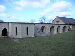 Crypte de Saint-Médard : vue du sud-est.