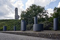 Pillars and monument