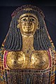 Mummy cover woman cartonnage Manchester Museum Kharga Oasis